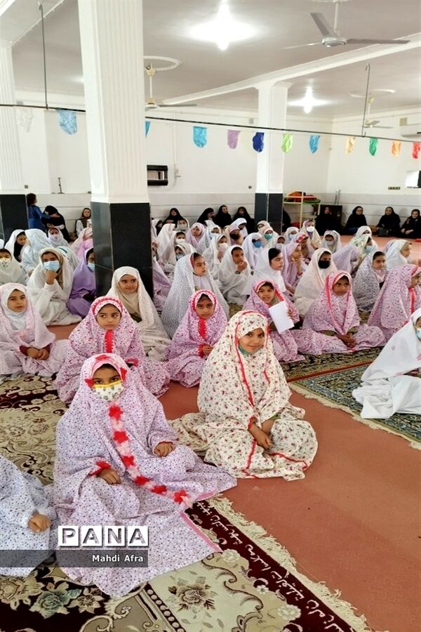 مراسم جشن تکلیف دانش آموزان دختر بخش تشان شهرستان بهبهان