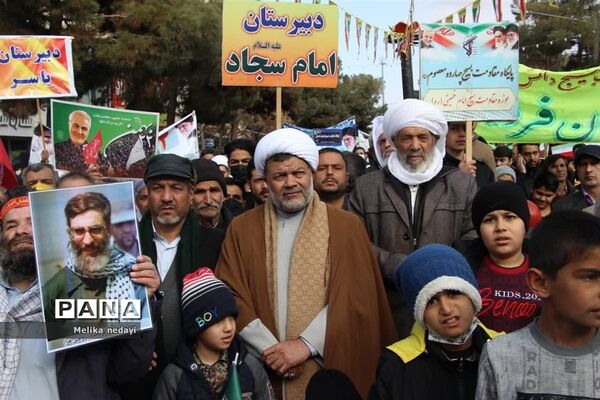 راهپیمایی ۲۲ بهمن در تربت جام