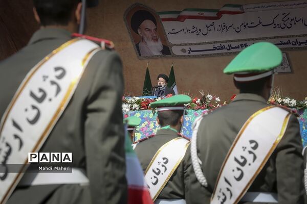 سخنرانی رئیس جمهوری در راهپیمایی ۲۲ بهمن