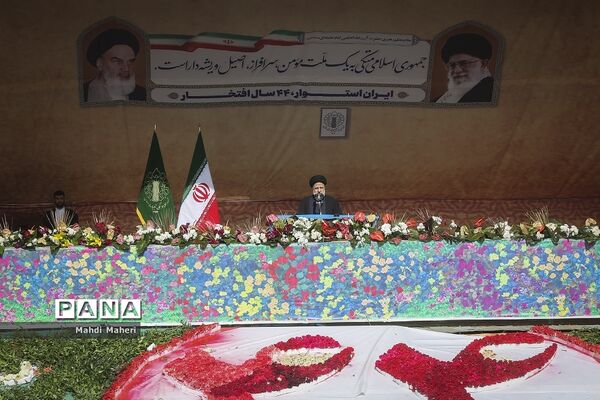 سخنرانی رئیس جمهوری در راهپیمایی ۲۲ بهمن