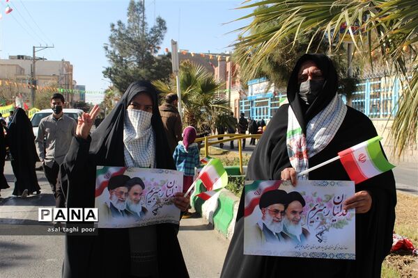 راهپیمایی 22 بهمن در زاهدان