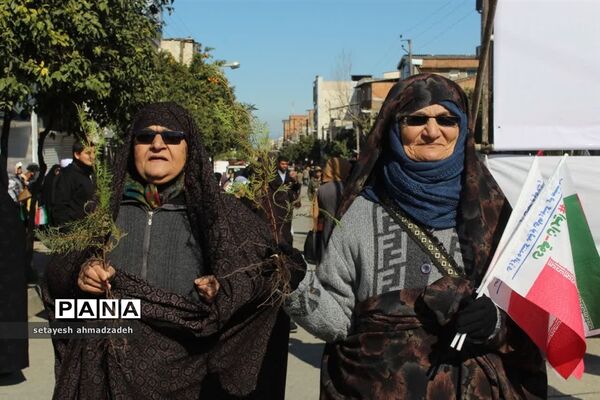 راهپیمایی ۲۲ بهمن در گلوگاه