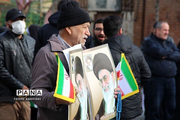 راهپیمایی باشکوه 22 بهمن در ناحیه یک شهرری