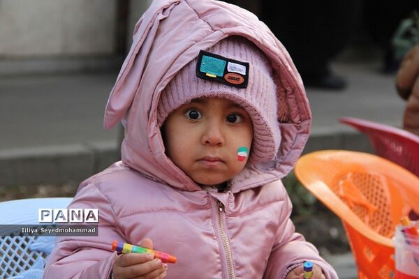راهپیمایی باشکوه 22 بهمن در ناحیه یک شهرری