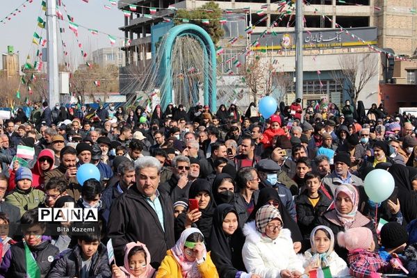 راهپیمایی باشکوه 22 بهمن در ناحیه یک شهرری