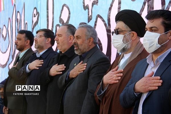 راهپیمایی باشکوه 22 بهمن در ناحیه یک شهرری