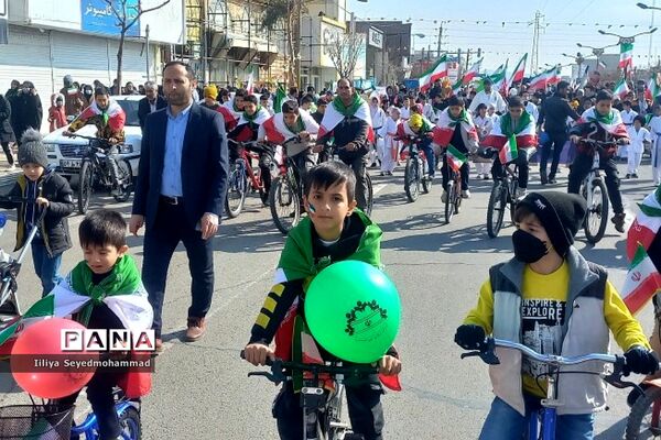 راهپیمایی باشکوه 22 بهمن در ناحیه یک شهرری
