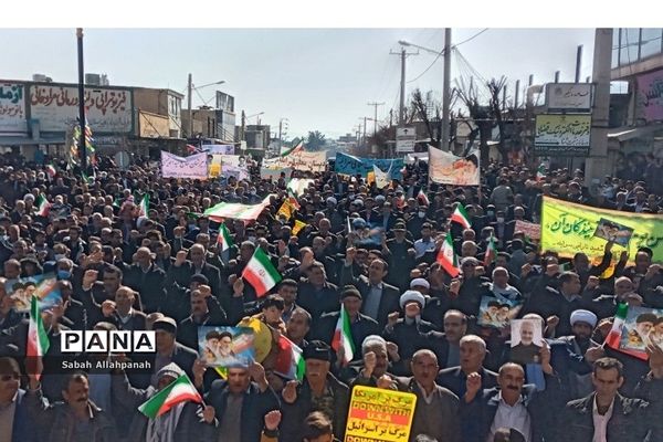 راهپیمایی بیست و دو بهمن در شهرستان چرداول