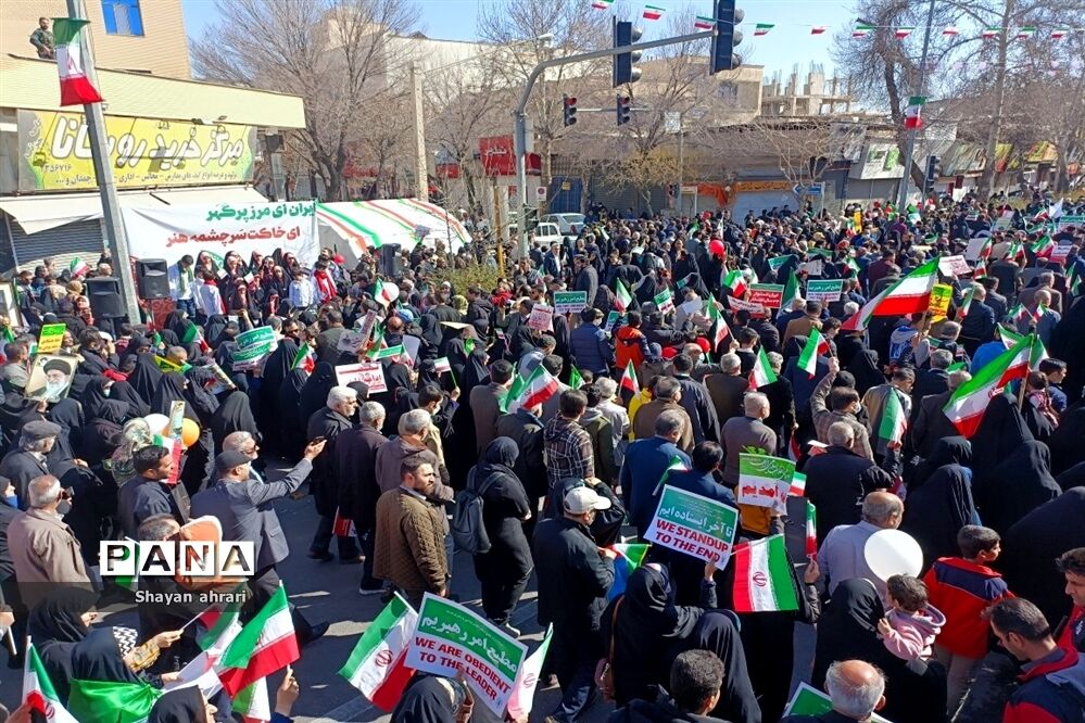 راهپیمایی 22 بهمن در فارس