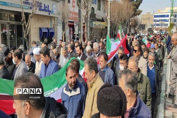 حماسه حضوردانش‌آموزان ، فرهنگیان و مردم شهیدپرور و ولایتمدارمنطقه کهریزک