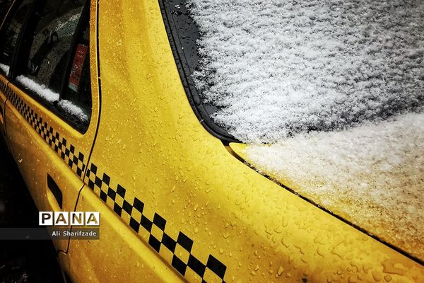بارش برف زمستانی در تهران