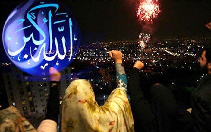 دانش‌آموزان با فریاد الله‌‌اکبر درشب ۲۲بهمن، خود را فرزند انقلاب می‌دانند