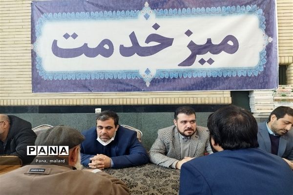 ارائه خدمات به نمازگزاران در نمازجمعه ملارد