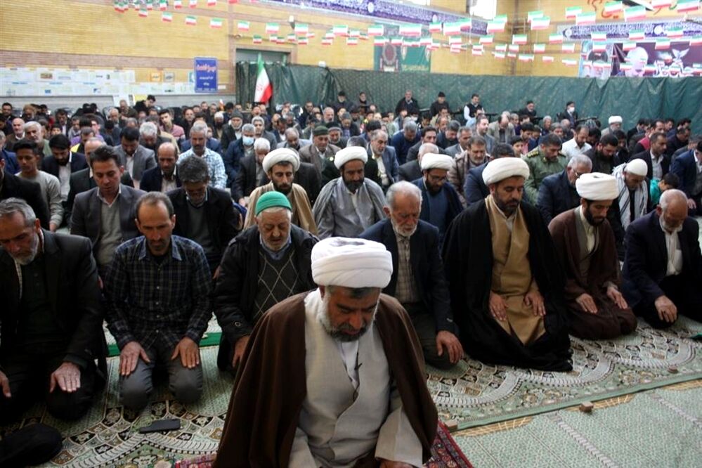 برگزاری نماز جمعه در بخش جوادآباد