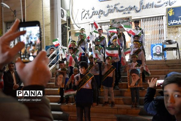 اختتامیه جشنواره سرود خیابانی 44 آموزش و پرورش جهرم