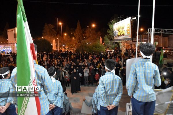 اختتامیه جشنواره سرود خیابانی 44 آموزش و پرورش جهرم