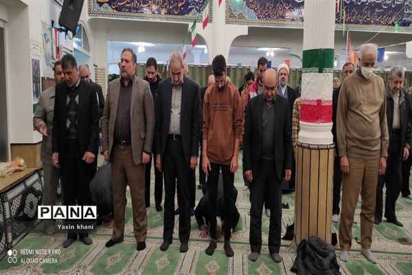 حضور وزیر آموزش و پرورش در مسجد جامع شهرستان عباس آباد  مازندران