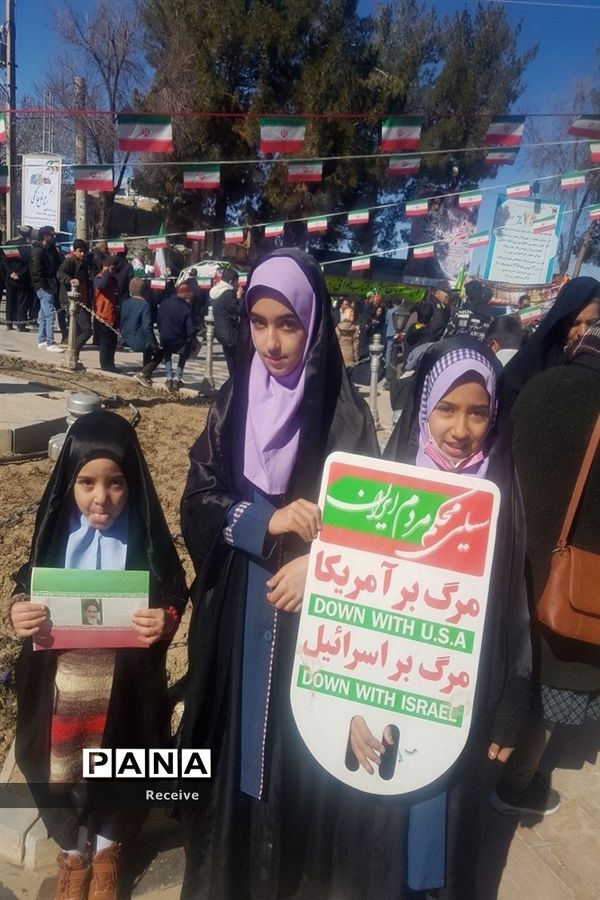 راهپیمایی باشکوه 22 بهمن در شهرستان اقلید