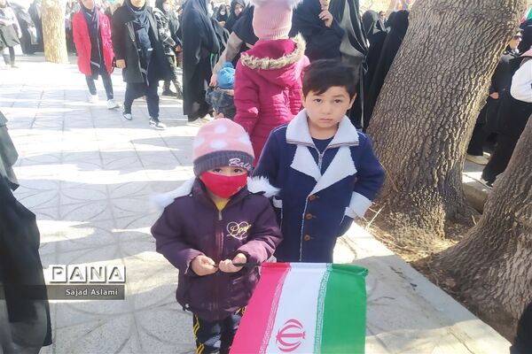 راهپیمایی باشکوه 22 بهمن در شهرستان اقلید