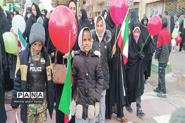 راهپیمایی ۲۲ بهمن در تربت جام