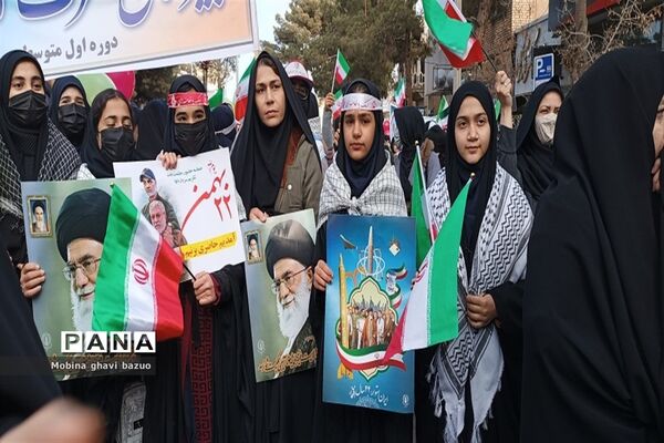 راهپیمایی ۲۲ بهمن در تربت جام