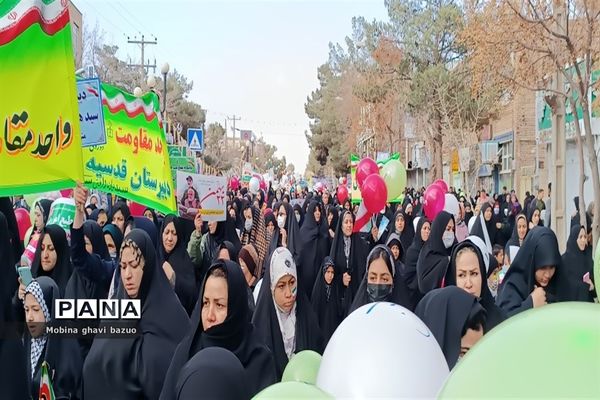 راهپیمایی ۲۲ بهمن در تربت جام