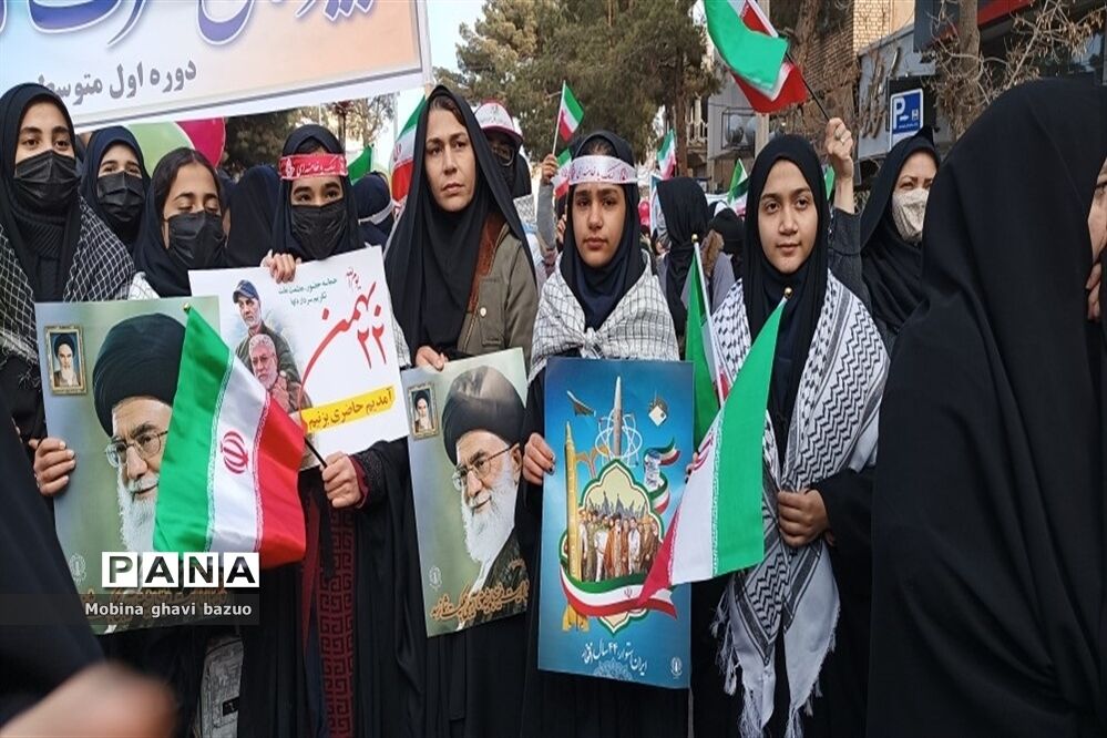 راهپیمایی ۲۲ بهمن در تربت جام