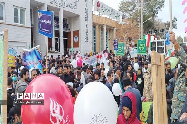 راهپیمایی ۲۲ بهمن در تربت جام
