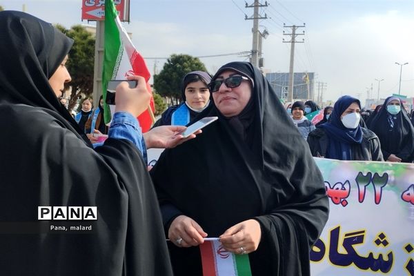 راهپیمایی ۲۲ بهمن در صفادشت