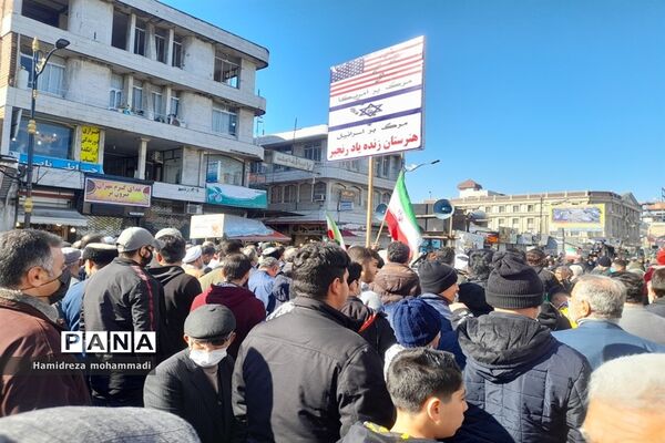 راهپیمایی ۲۲ بهمن در قائمشهر