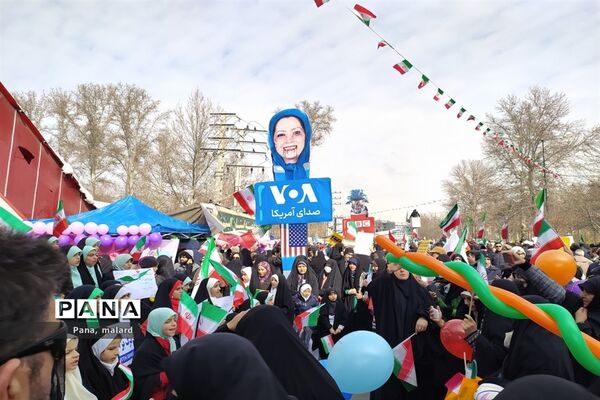 تجمع پرشور ۲۲ بهمن در ملارد