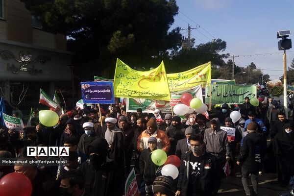 راهپیمایی باشکوه ۲۲ بهمن در تربت جام