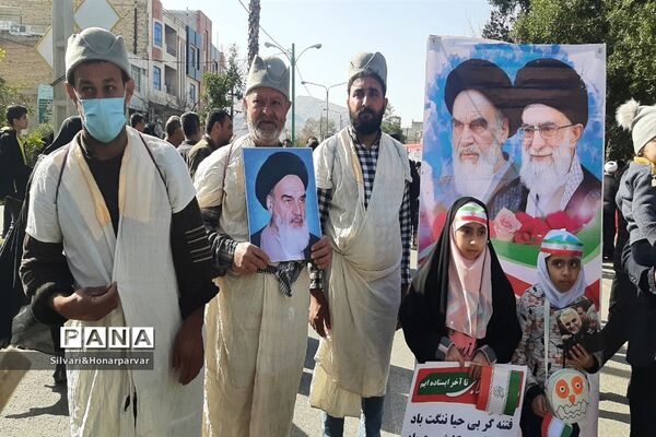 راهپیمایی باشکوه 22 بهمن در شهرستان جهرم