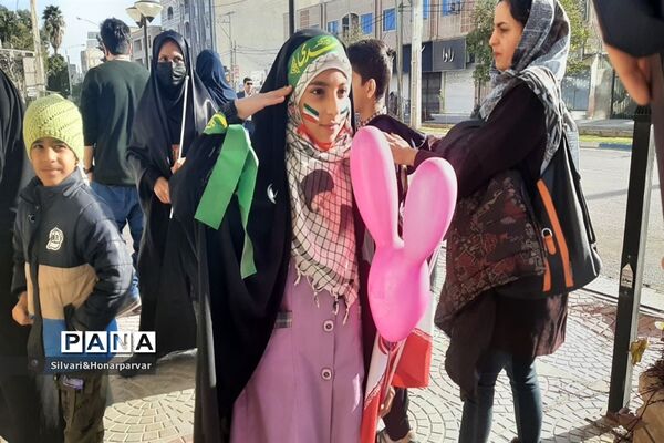 راهپیمایی باشکوه 22 بهمن در شهرستان جهرم