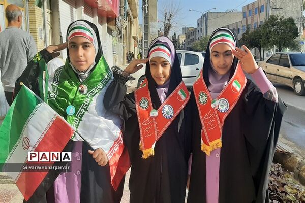 راهپیمایی باشکوه 22 بهمن در شهرستان جهرم