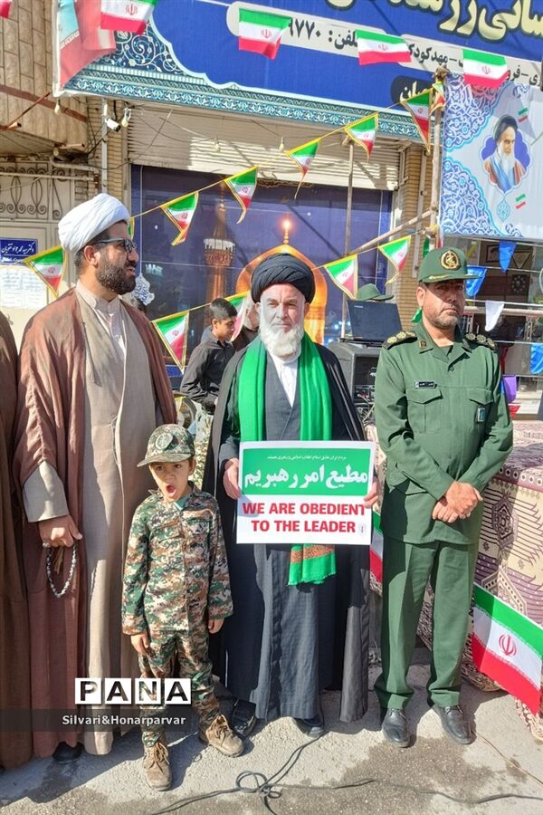 راهپیمایی باشکوه 22 بهمن در شهرستان جهرم