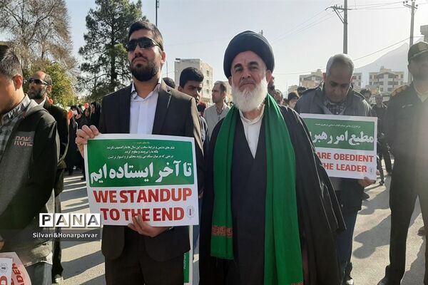 راهپیمایی باشکوه 22 بهمن در شهرستان جهرم