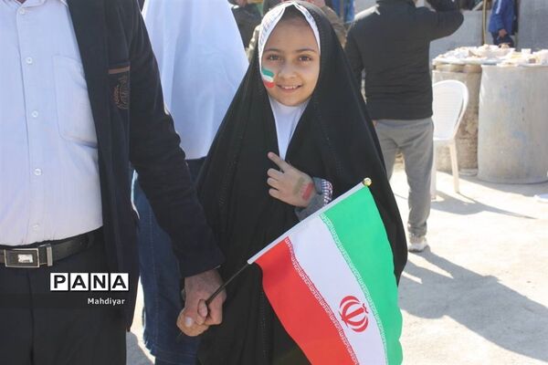برگزاری راهپیمایی ۲۲ بهمن در شهر جوادآباد