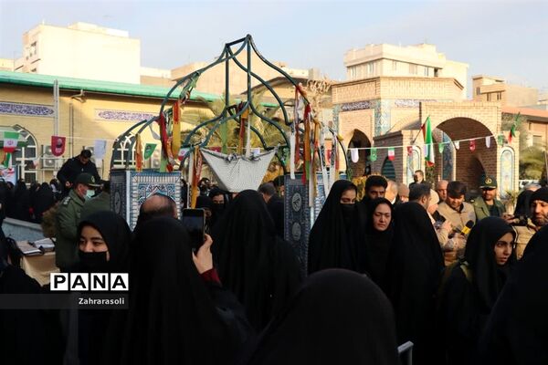 بدرقه اردوی راهیان نور دختران ناحیه دو شهرری