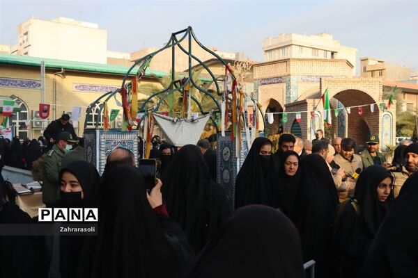 بدرقه اردوی راهیان نور دختران ناحیه دو شهرری