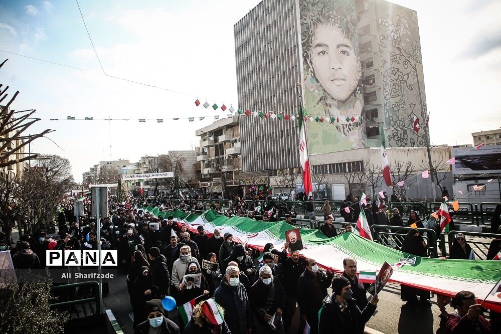 راهپیمایی ۲۲ بهمن در تهران