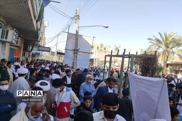 راهپیمایی22 بهمن در ایرانشهر