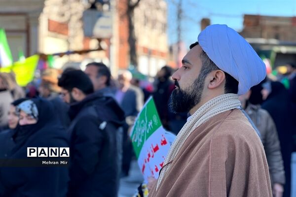 راهپیمایی 22 بهمن در گرگان