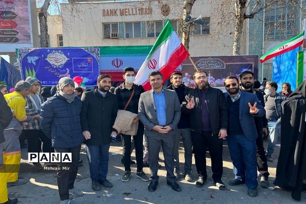 راهپیمایی 22 بهمن در گرگان