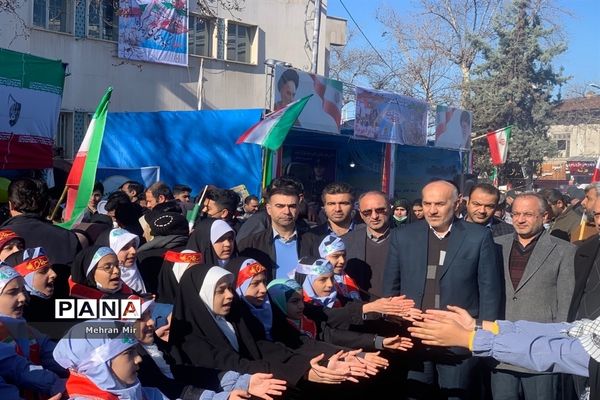 راهپیمایی 22 بهمن در گرگان