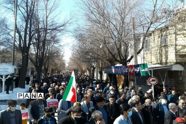 راهپیمایی یوم الله  ۲۲بهمن در فارسان