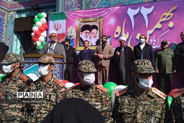برگزاری راهپیمایی یوم‌الله ۲۲ بهمن در شهرستان قرچک