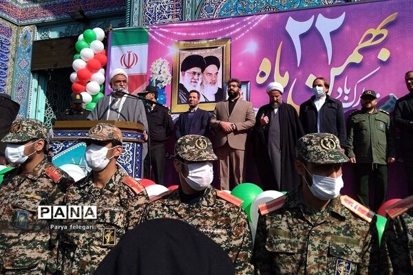 برگزاری راهپیمایی یوم‌الله ۲۲ بهمن در شهرستان قرچک