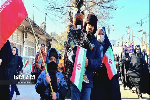 راهپیمایی بیست و دو بهمن در شهرستان گالیکش