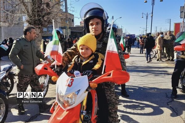 راهپیمایی بیست و دو بهمن در شهرستان گالیکش